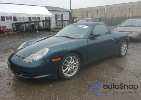 2004 Porsche Boxster S из США, поврежденный, VIN WP0CB29884U661172